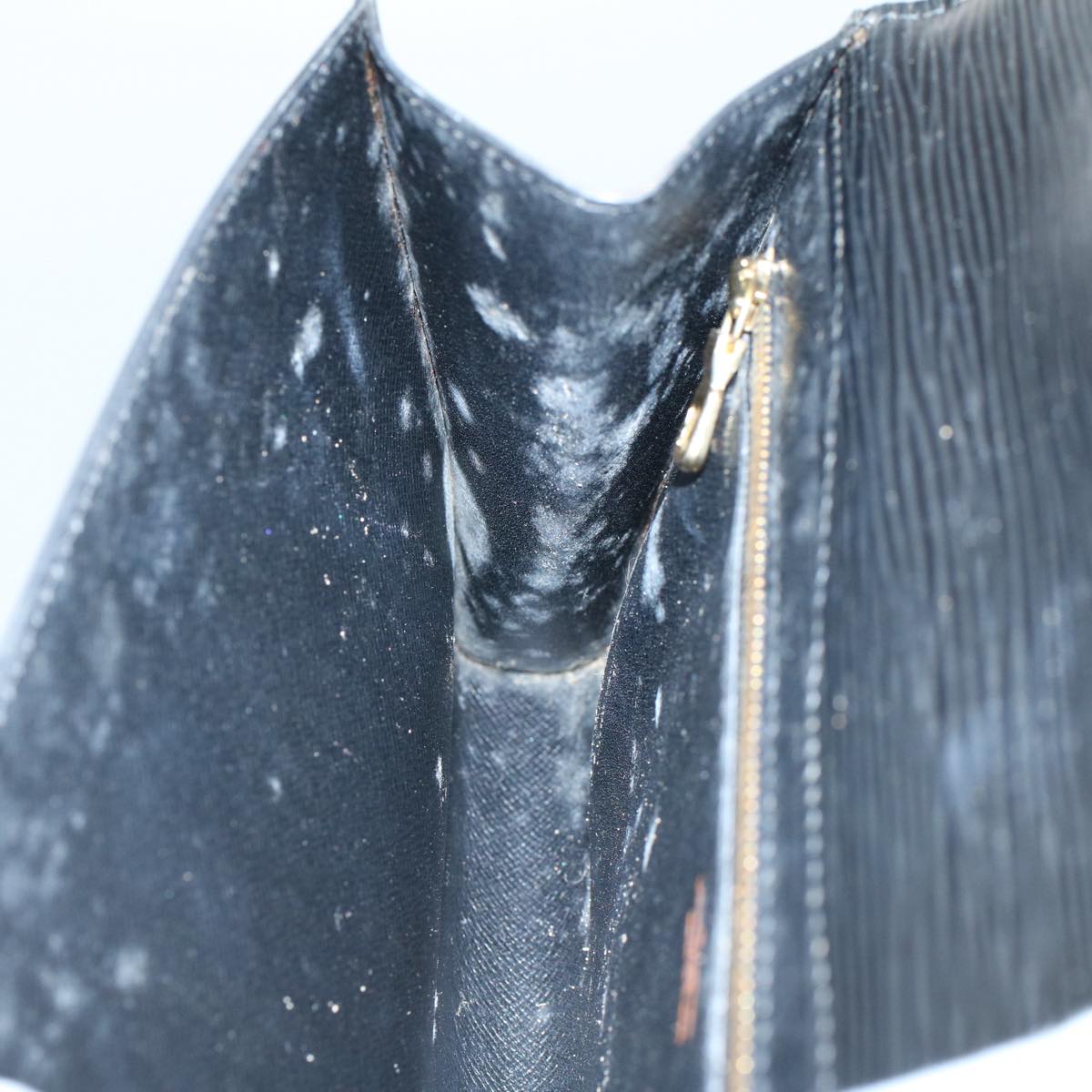 LOUIS VUITTON Epi Art Deco Clutch Bag Black M52632 LV 56187