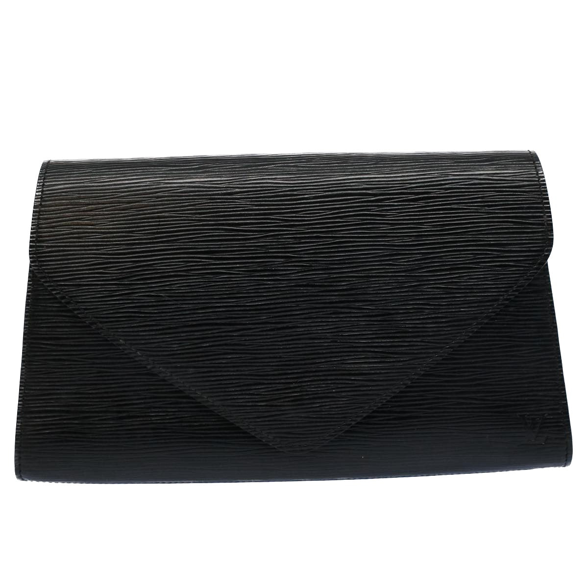 LOUIS VUITTON Epi Art Deco Clutch Bag Black M52632 LV 56187