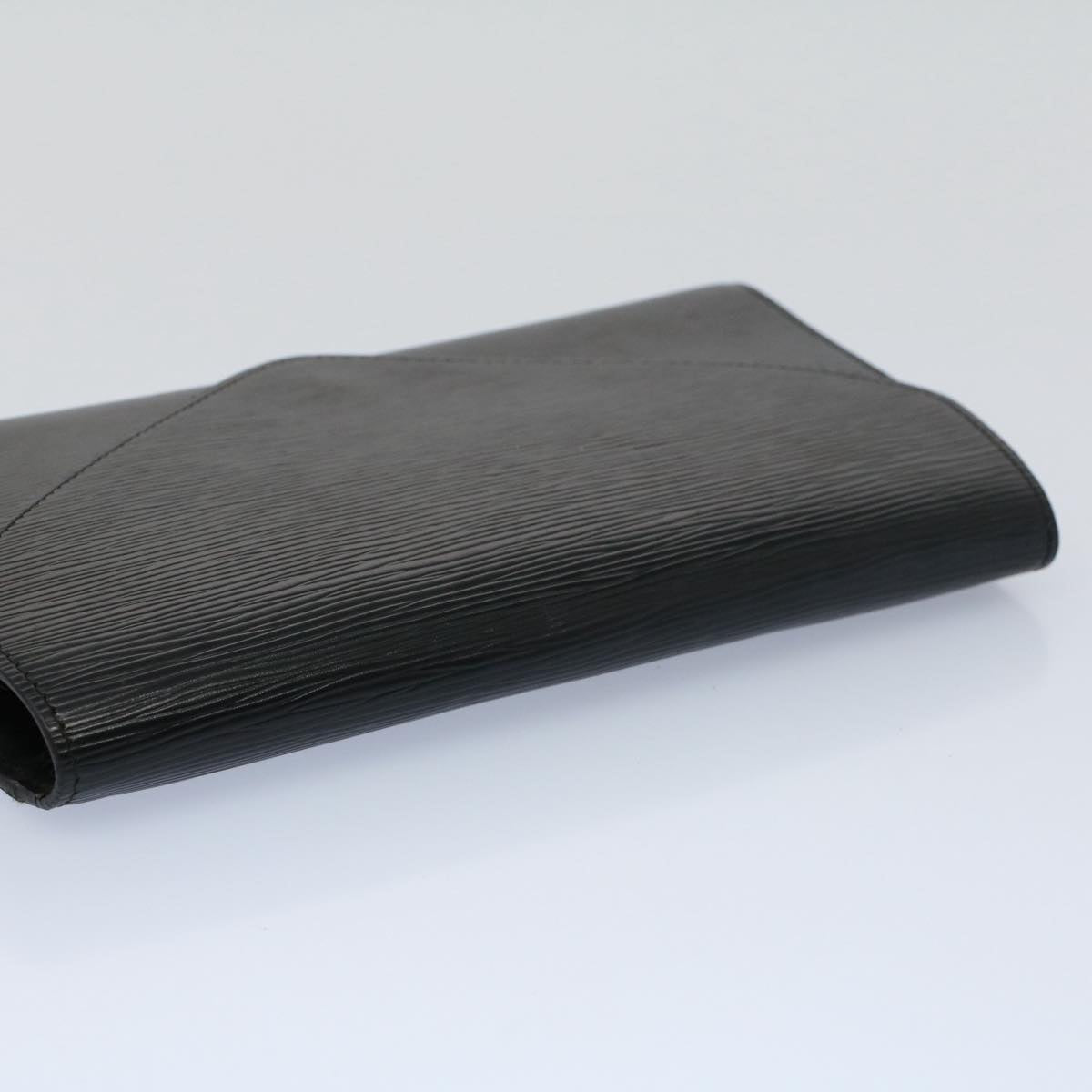 LOUIS VUITTON Epi Art Deco Clutch Bag Black M52632 LV 56187
