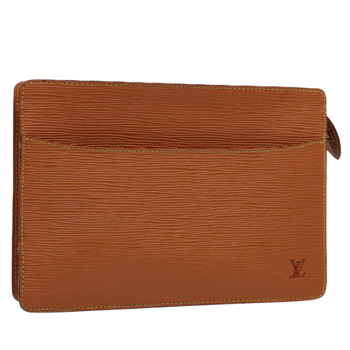 LOUIS VUITTON Epi Pochette Homme Clutch Bag Brown M52528 LV 56188