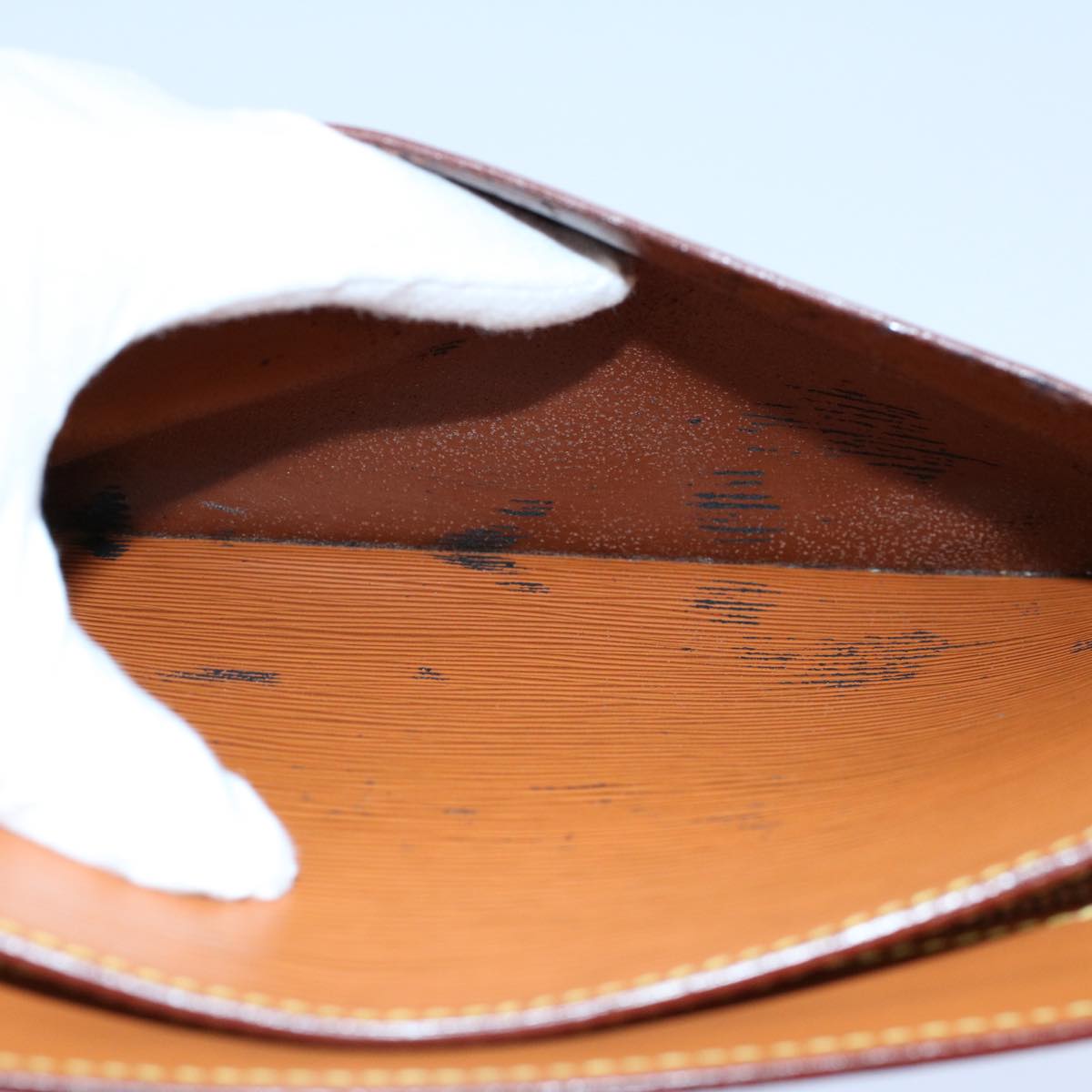LOUIS VUITTON Epi Pochette Homme Clutch Bag Brown M52528 LV 56188