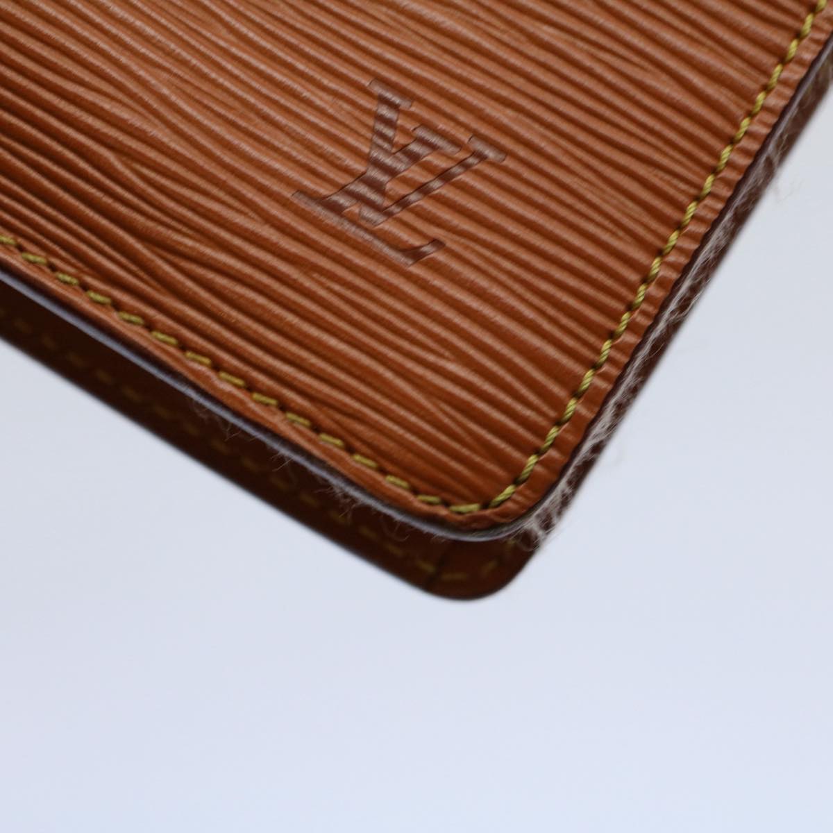LOUIS VUITTON Epi Pochette Homme Clutch Bag Brown M52528 LV 56188