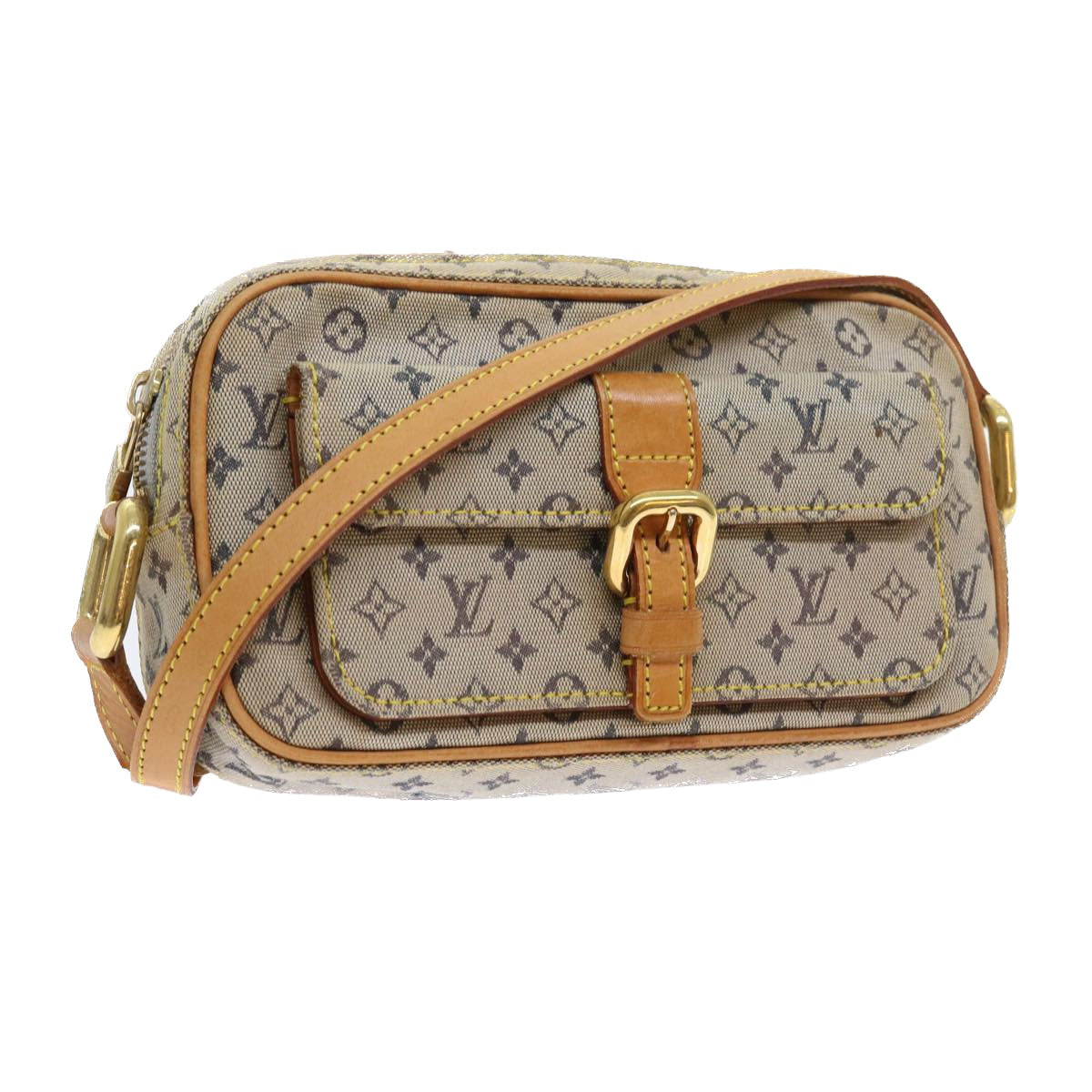LOUIS VUITTON Monogram Mini Juliet MM Shoulder Bag Blue M92004 LV 56190