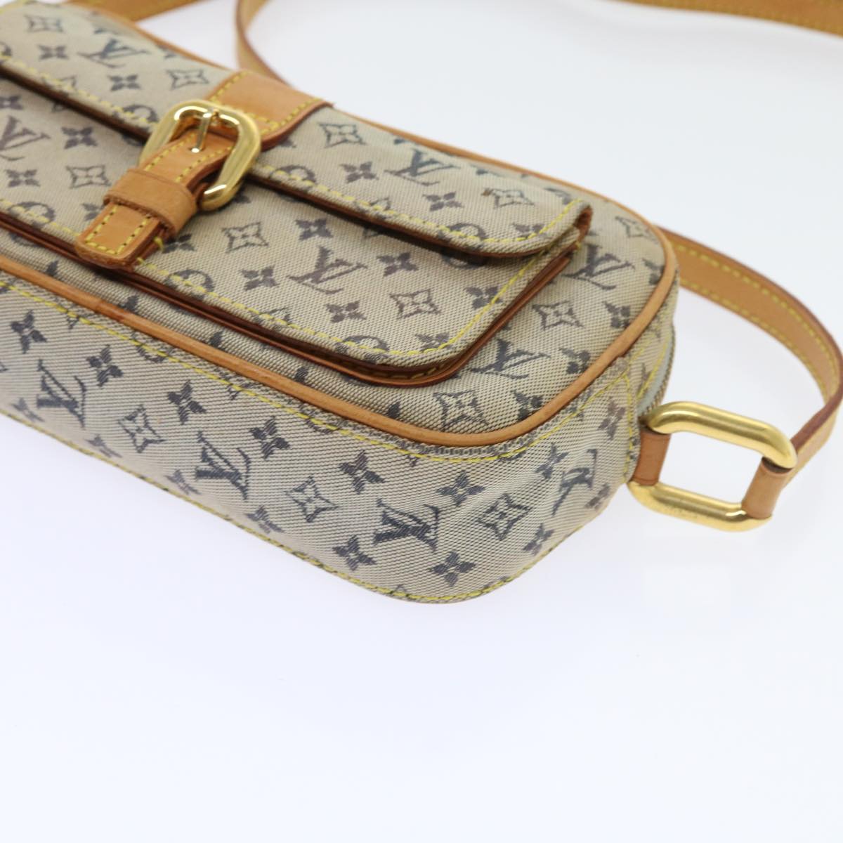 LOUIS VUITTON Monogram Mini Juliet MM Shoulder Bag Blue M92004 LV 56190