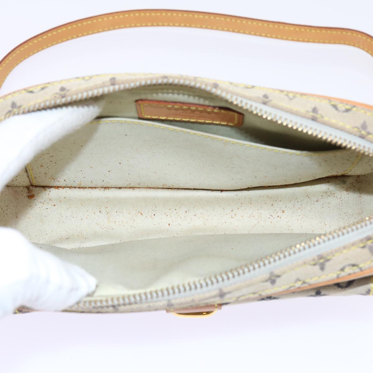 LOUIS VUITTON Monogram Mini Juliet MM Shoulder Bag Blue M92004 LV 56190
