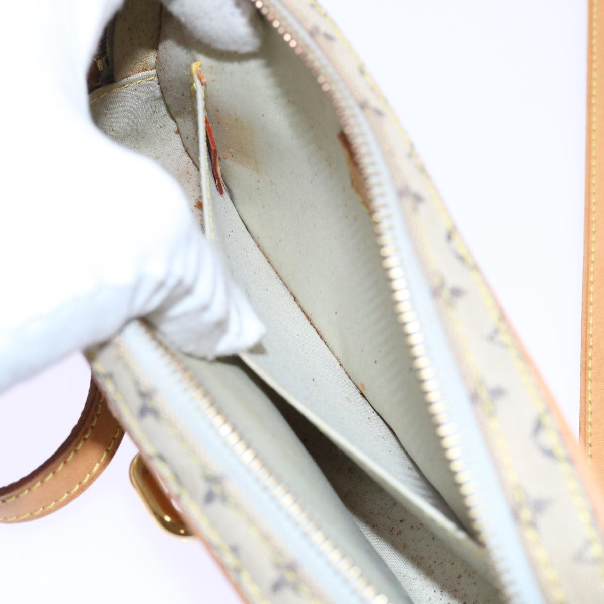 LOUIS VUITTON Monogram Mini Juliet MM Shoulder Bag Blue M92004 LV 56190