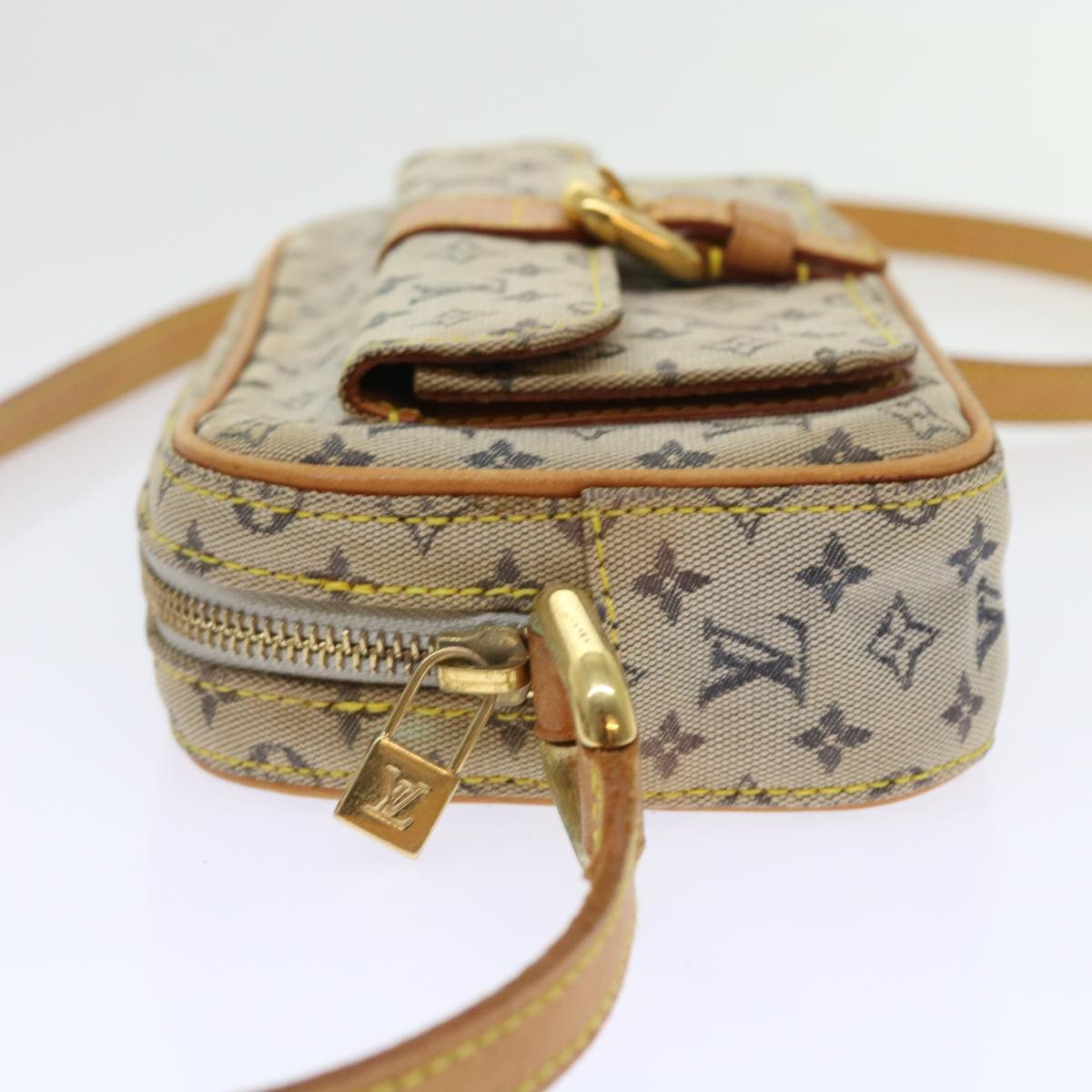 LOUIS VUITTON Monogram Mini Juliet MM Shoulder Bag Blue M92004 LV 56190