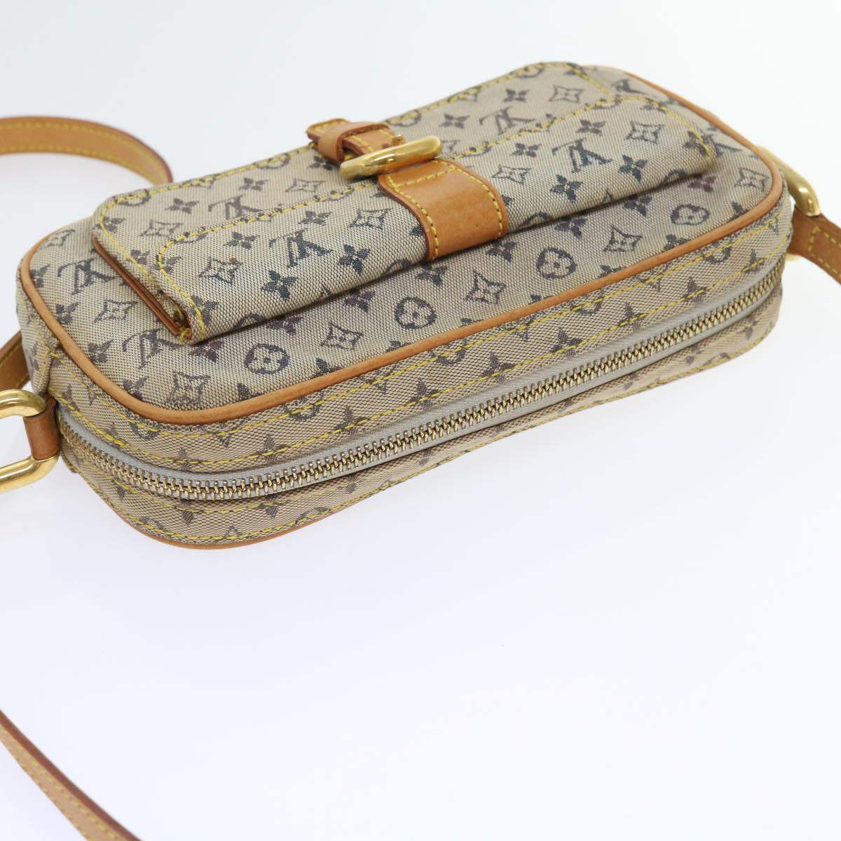 LOUIS VUITTON Monogram Mini Juliet MM Shoulder Bag Blue M92004 LV 56190