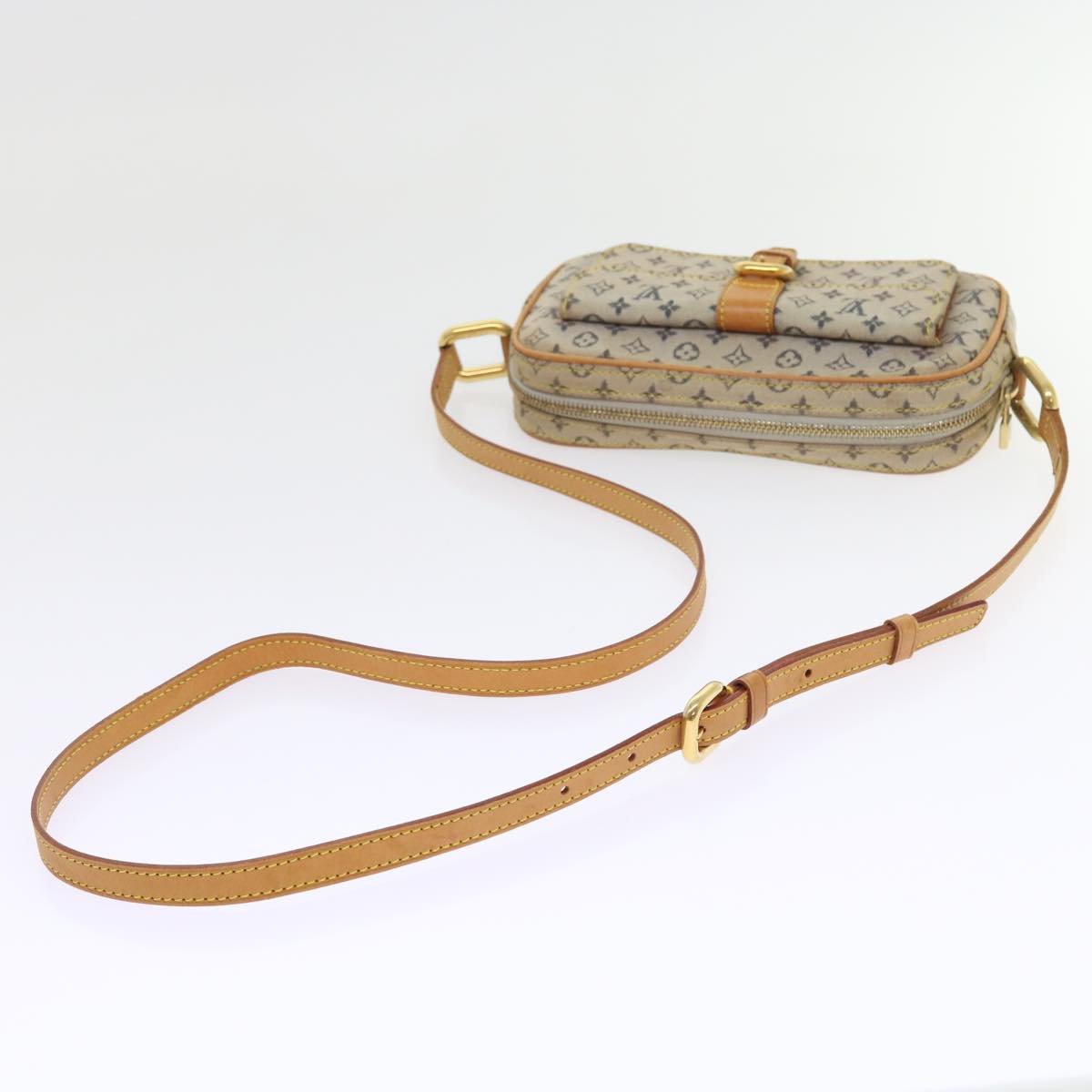 LOUIS VUITTON Monogram Mini Juliet MM Shoulder Bag Blue M92004 LV 56190