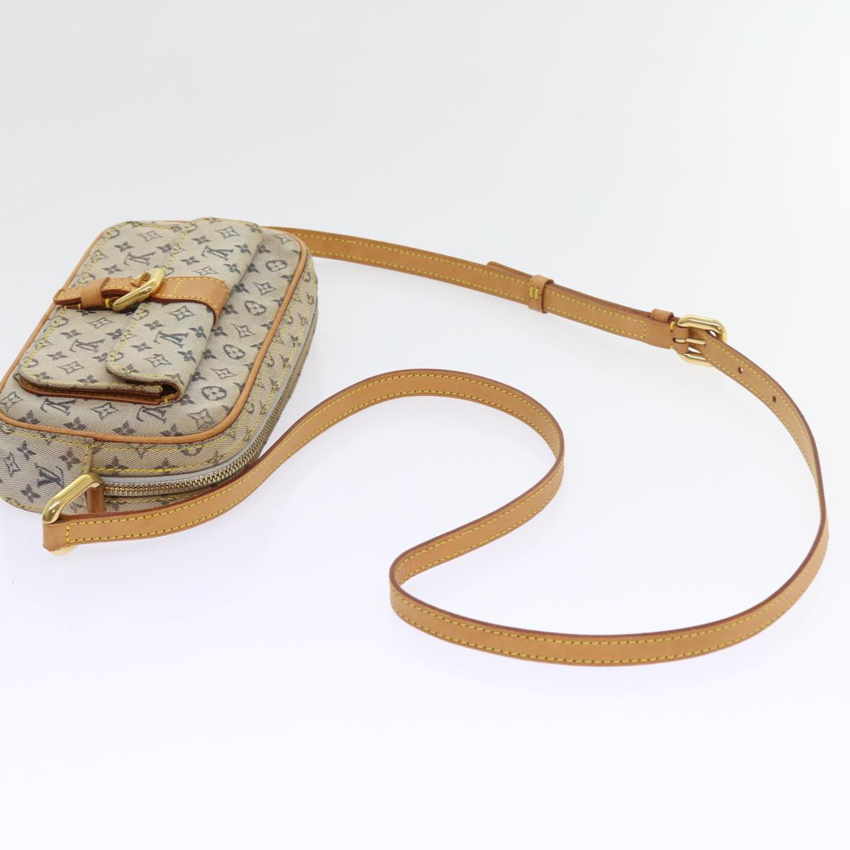 LOUIS VUITTON Monogram Mini Juliet MM Shoulder Bag Blue M92004 LV 56190