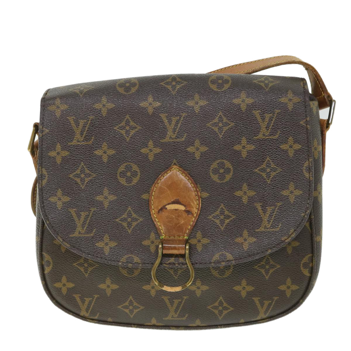 LOUIS VUITTON Monogram Saint Cloud GM Shoulder Bag M51242 LV 56207