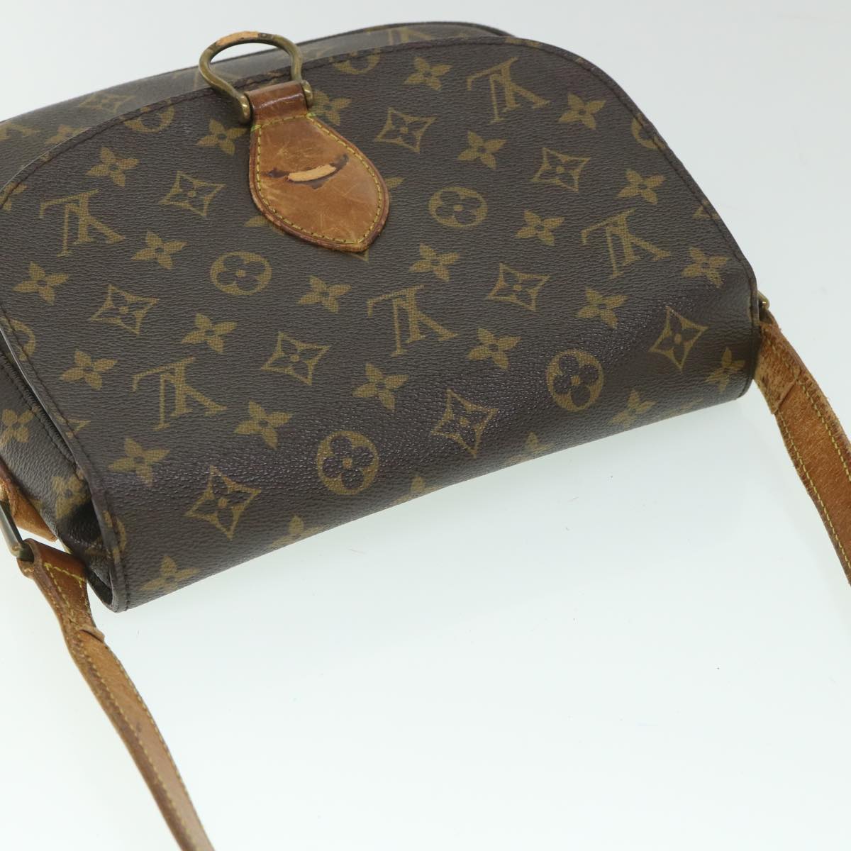 LOUIS VUITTON Monogram Saint Cloud GM Shoulder Bag M51242 LV 56207