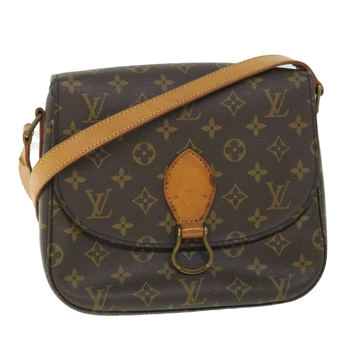 LOUIS VUITTON Monogram Saint Cloud GM Shoulder Bag M51242 LV 56208