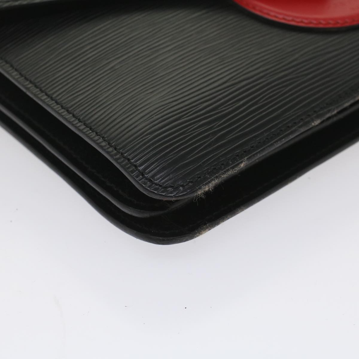 LOUIS VUITTON Epi Osh Shoulder Bag Black Red M52447 LV 56214
