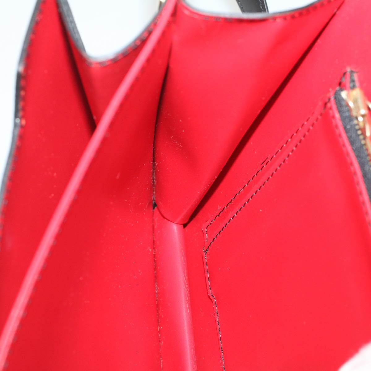 LOUIS VUITTON Epi Osh Shoulder Bag Black Red M52447 LV 56214
