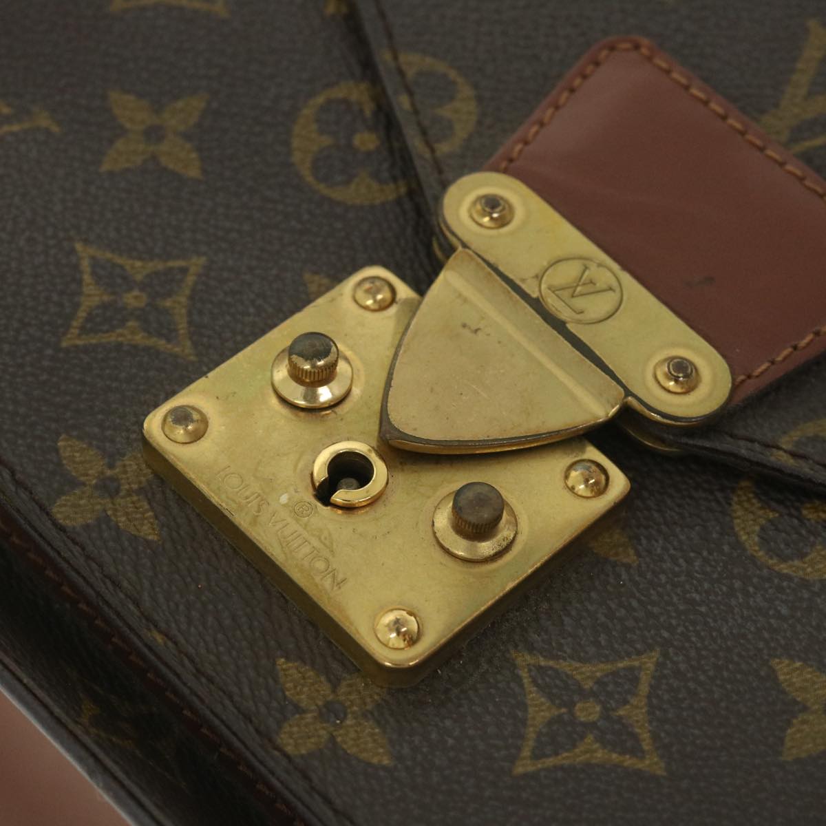 LOUIS VUITTON Monogram Monceau 28 Hand Bag 2way M51185 LV 56215