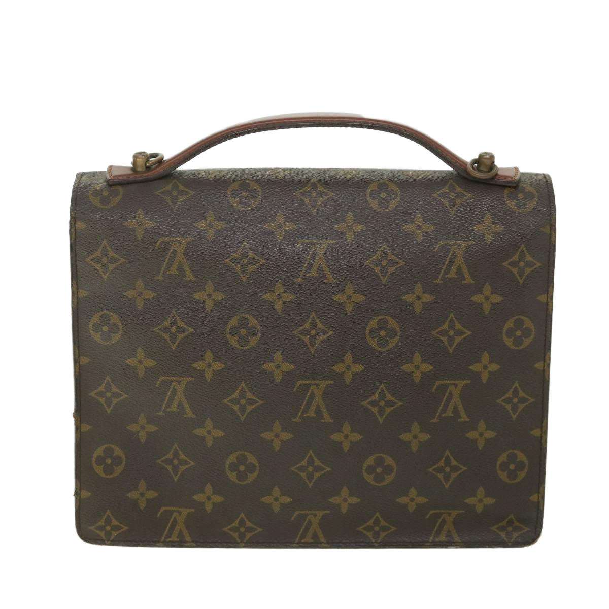 LOUIS VUITTON Monogram Monceau 28 Hand Bag 2way M51185 LV 56215
