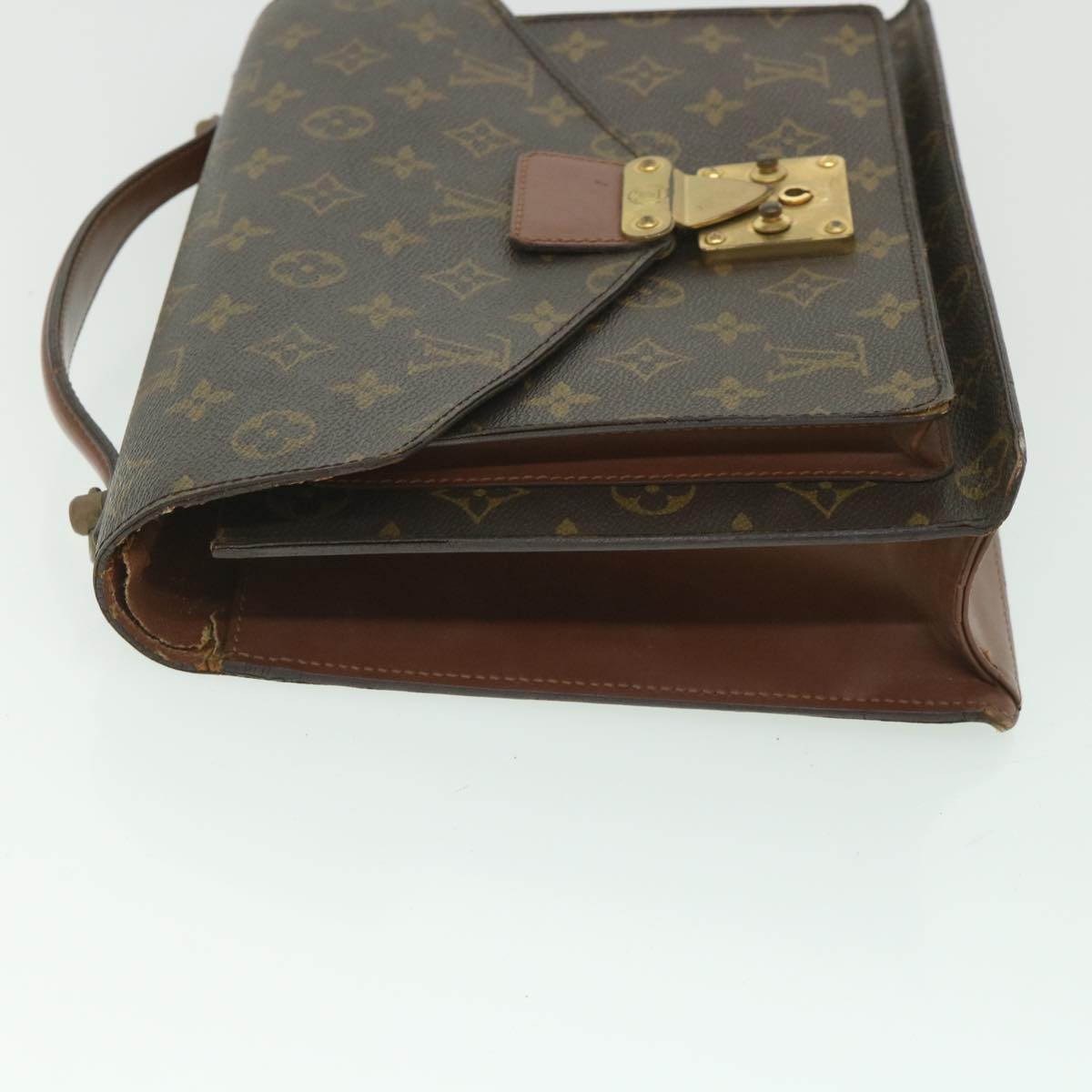 LOUIS VUITTON Monogram Monceau 28 Hand Bag 2way M51185 LV 56215