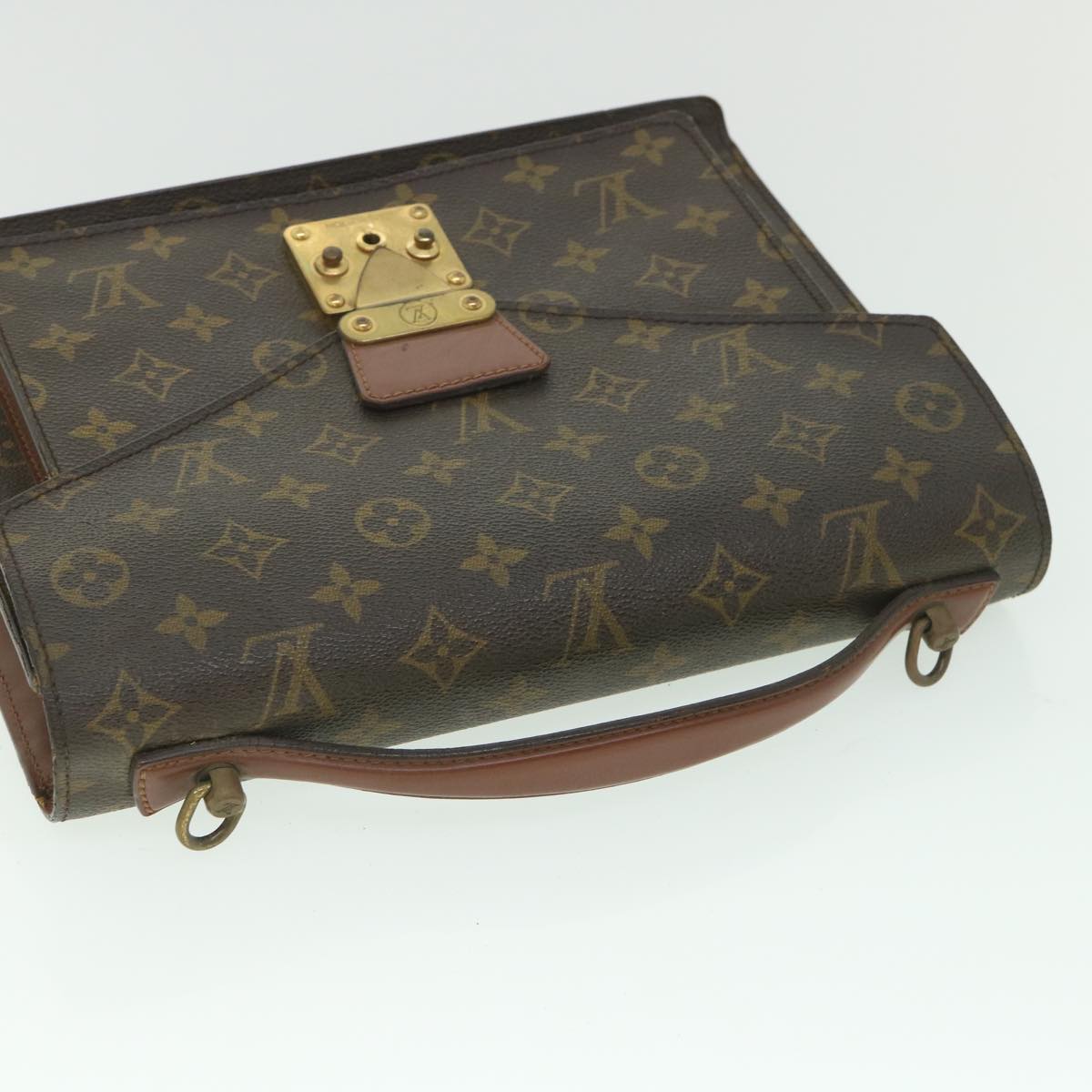 LOUIS VUITTON Monogram Monceau 28 Hand Bag 2way M51185 LV 56215