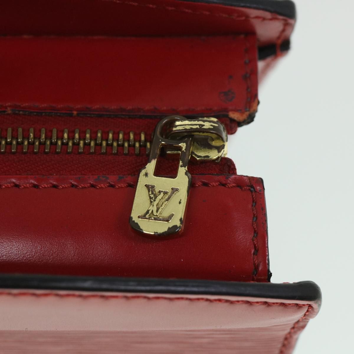 LOUIS VUITTON Epi Riviera Hand Bag Red M48187 LV 56223