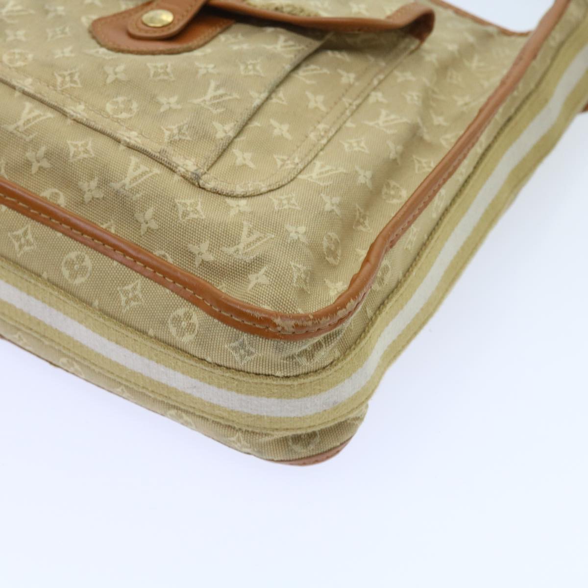 LOUIS VUITTON Monogram Mini Buzas Marie Kate Bag Beige M92323 LV 56230