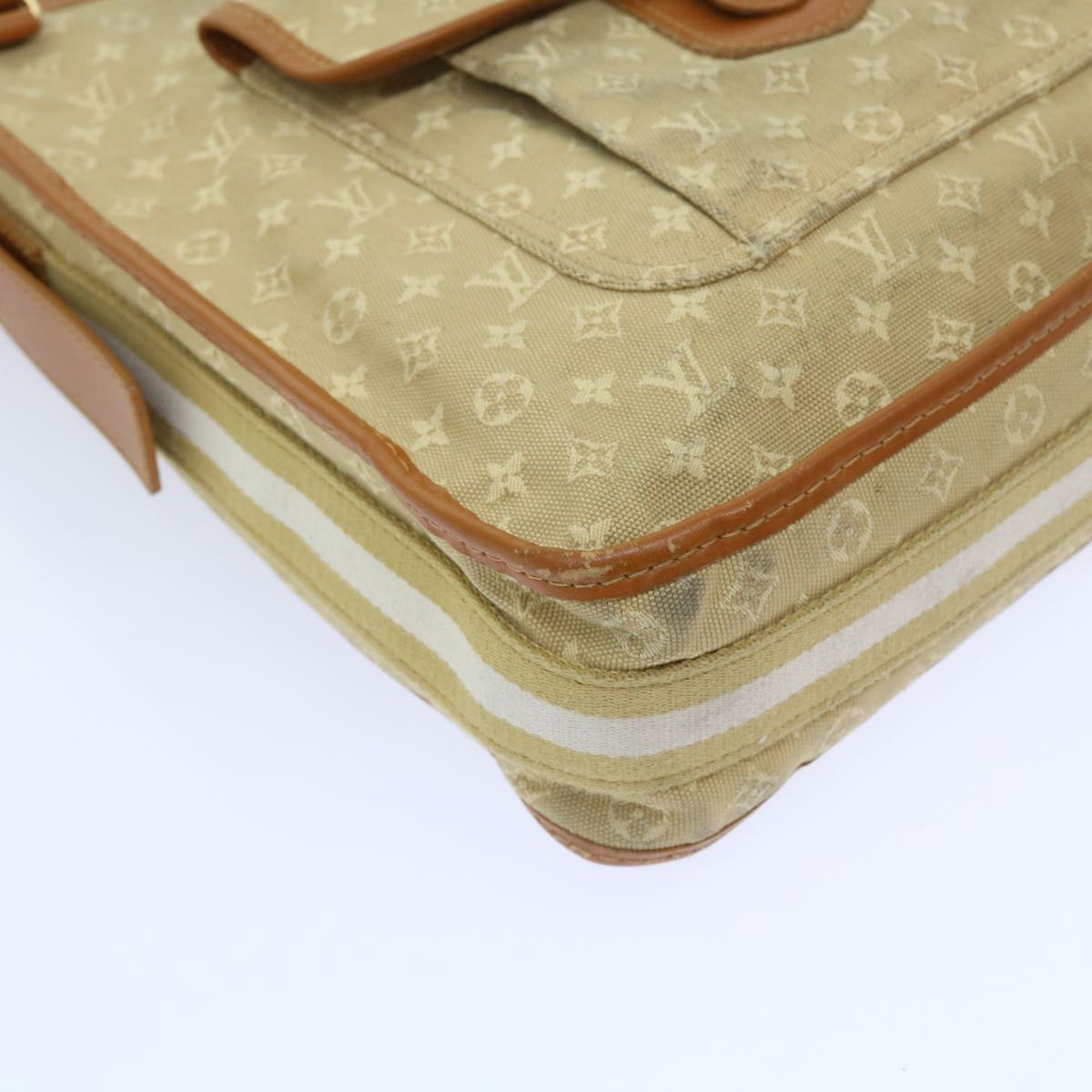 LOUIS VUITTON Monogram Mini Buzas Marie Kate Bag Beige M92323 LV 56230