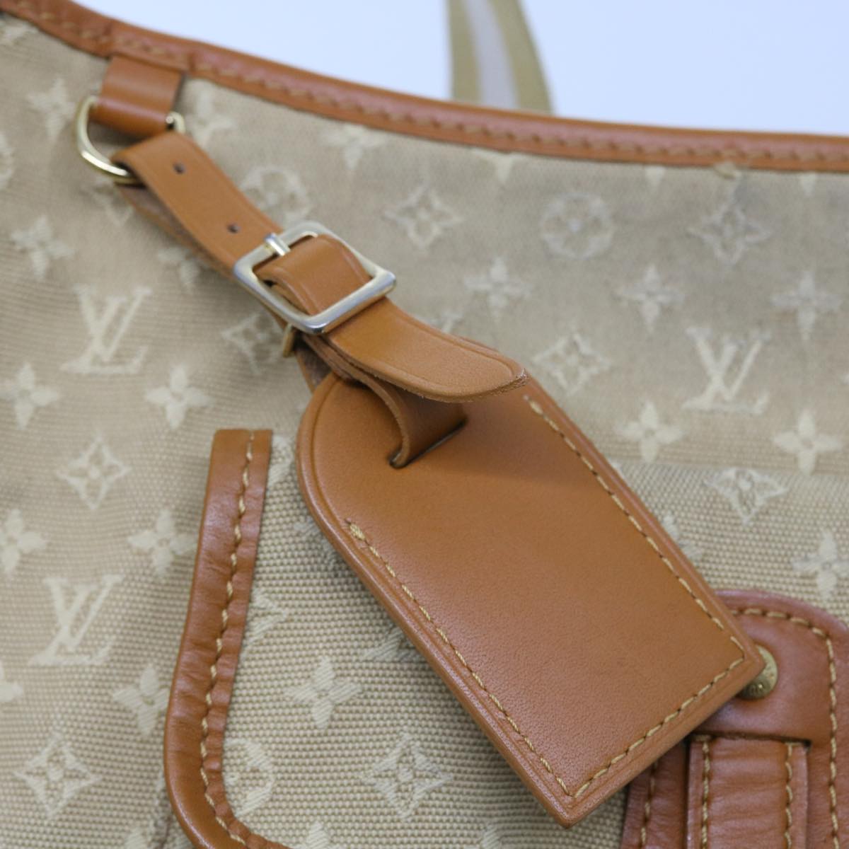 LOUIS VUITTON Monogram Mini Buzas Marie Kate Bag Beige M92323 LV 56230