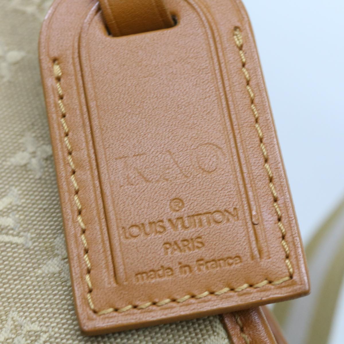 LOUIS VUITTON Monogram Mini Buzas Marie Kate Bag Beige M92323 LV 56230