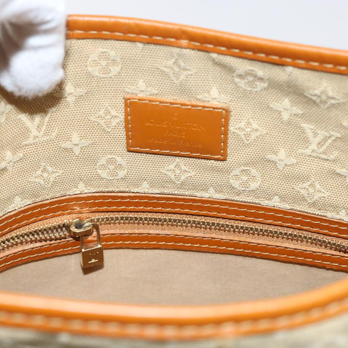 LOUIS VUITTON Monogram Mini Buzas Marie Kate Bag Beige M92323 LV 56230