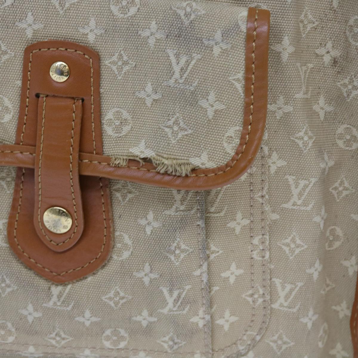 LOUIS VUITTON Monogram Mini Buzas Marie Kate Bag Beige M92323 LV 56230
