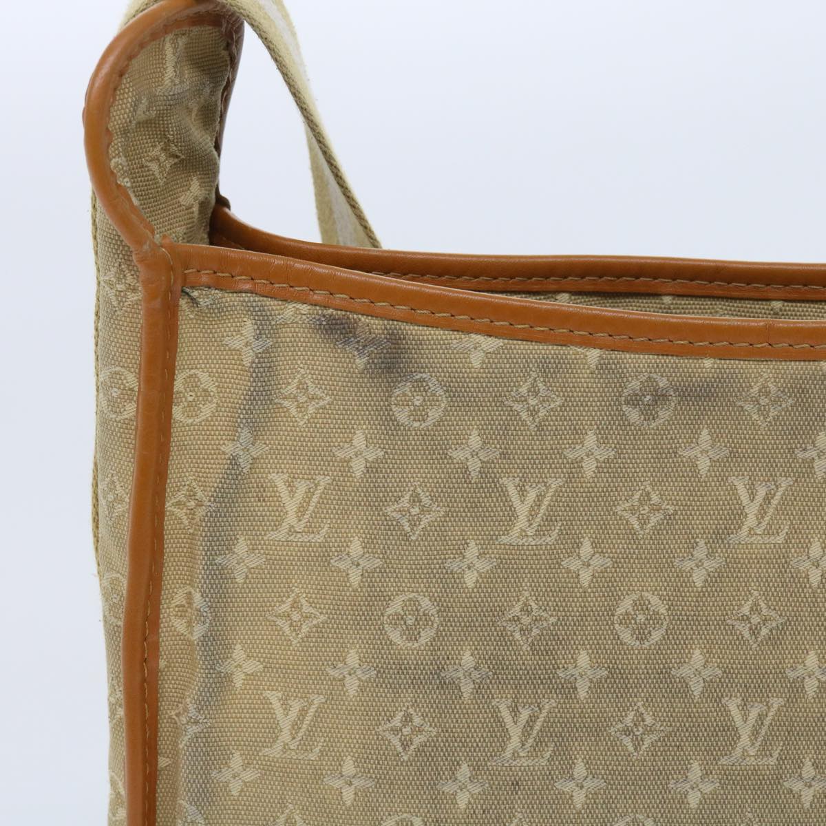 LOUIS VUITTON Monogram Mini Buzas Marie Kate Bag Beige M92323 LV 56230