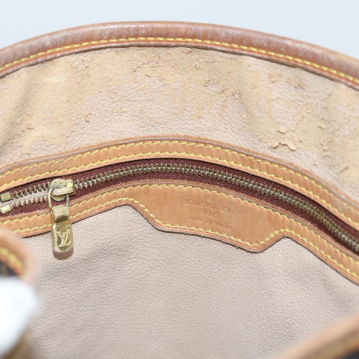 LOUIS VUITTON Monogram Bucket GM Shoulder Bag M42236 LV 56238