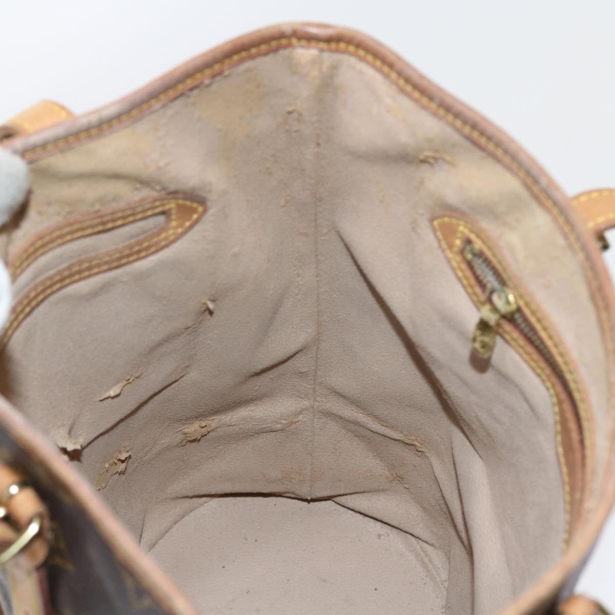 LOUIS VUITTON Monogram Bucket GM Shoulder Bag M42236 LV 56238