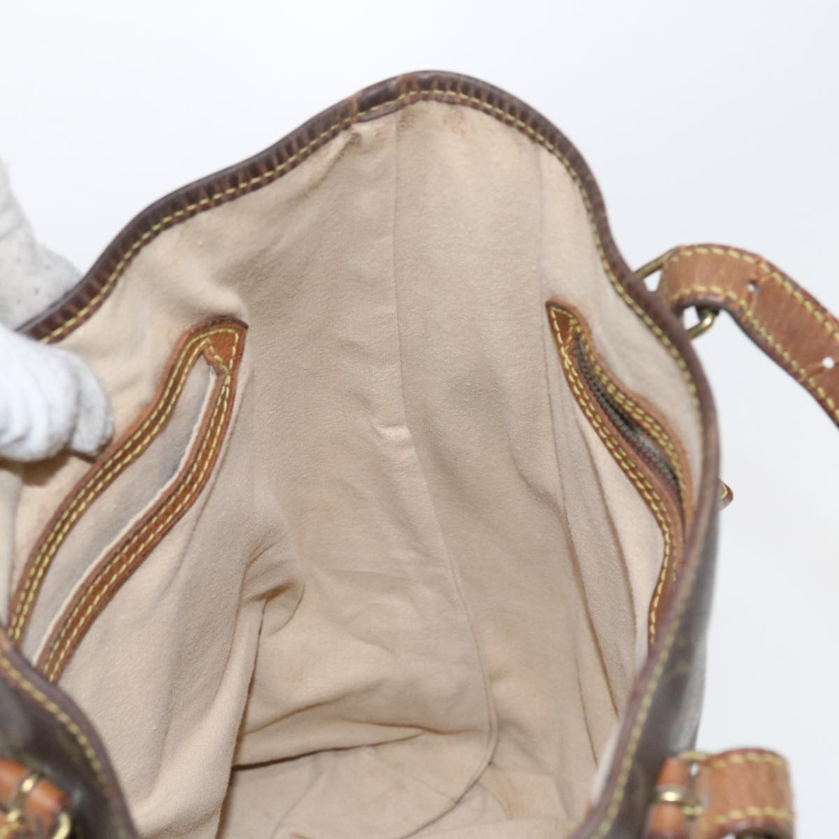 LOUIS VUITTON Monogram Bucket GM Shoulder Bag M42236 LV 56240