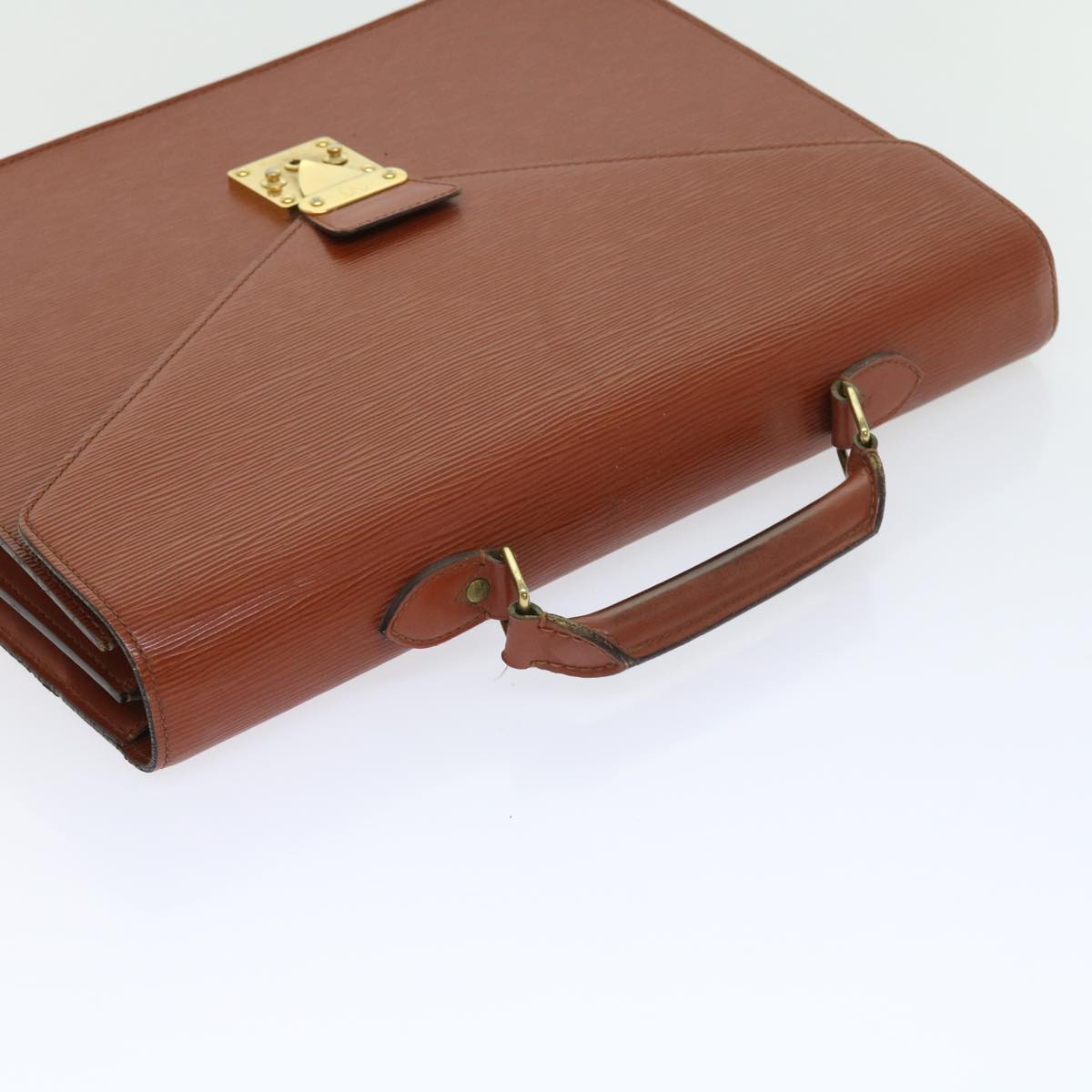 LOUIS VUITTON Epi Serviette Conseiller Briefcase Brown M54423 LV 56242