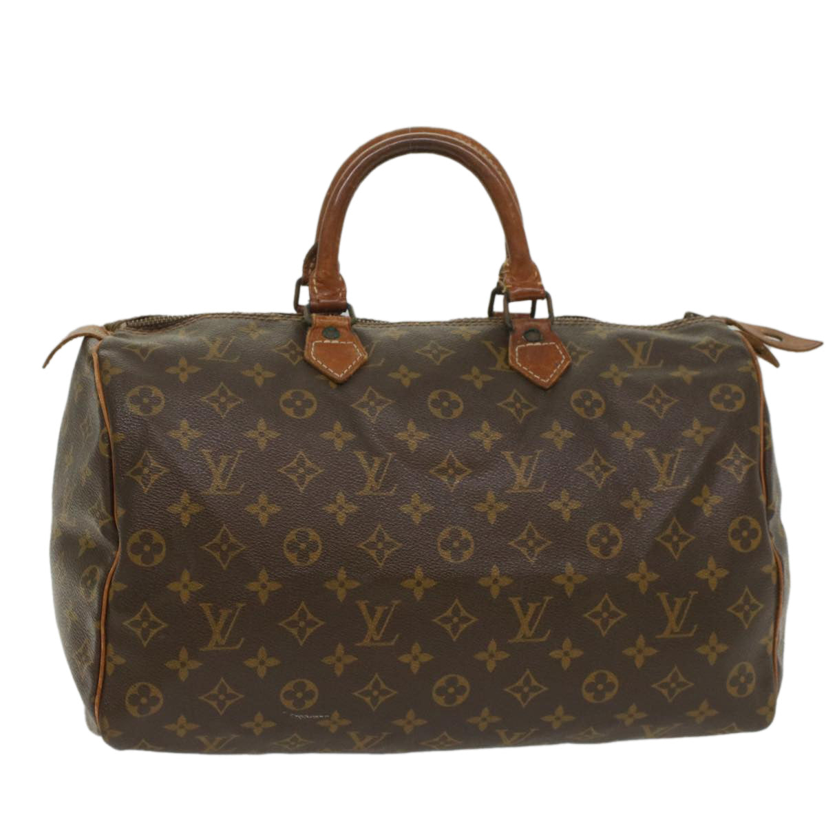 LOUIS VUITTON Monogram Speedy 35 Hand Bag M41524 LV 56243