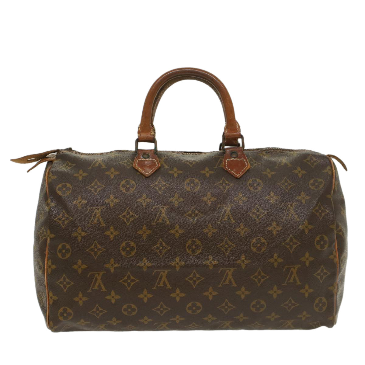LOUIS VUITTON Monogram Speedy 35 Hand Bag M41524 LV 56243