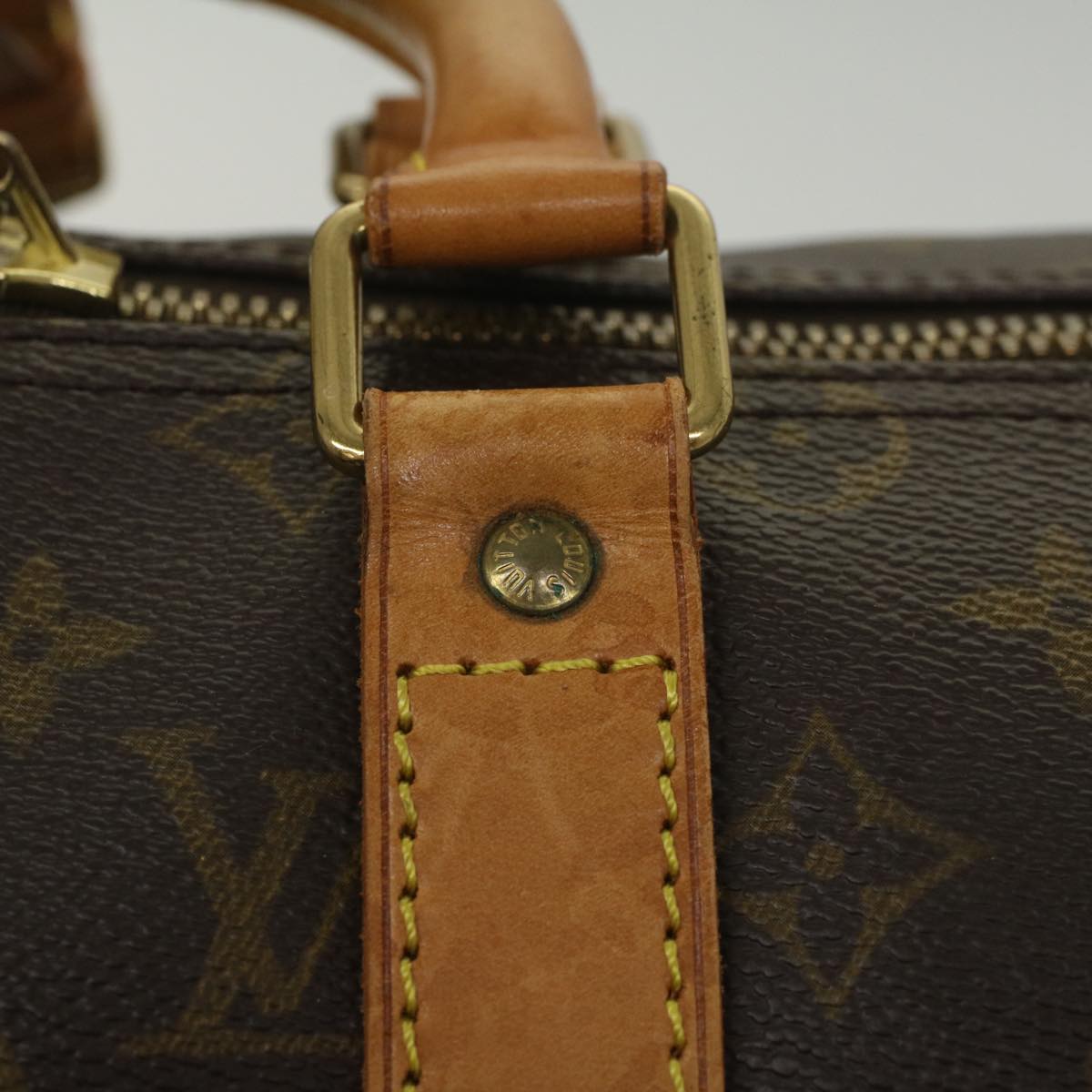 LOUIS VUITTON Monogram Keepall 45 Boston Bag M41428 LV 56244