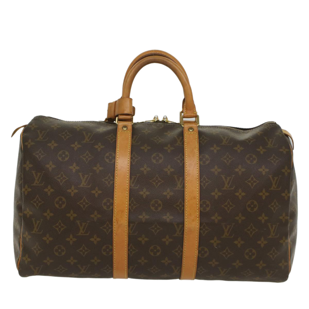 LOUIS VUITTON Monogram Keepall 45 Boston Bag M41428 LV 56244