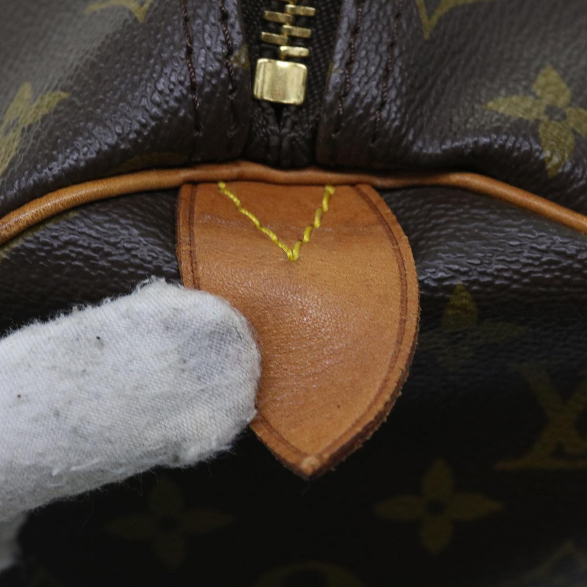 LOUIS VUITTON Monogram Keepall 45 Boston Bag M41428 LV 56245