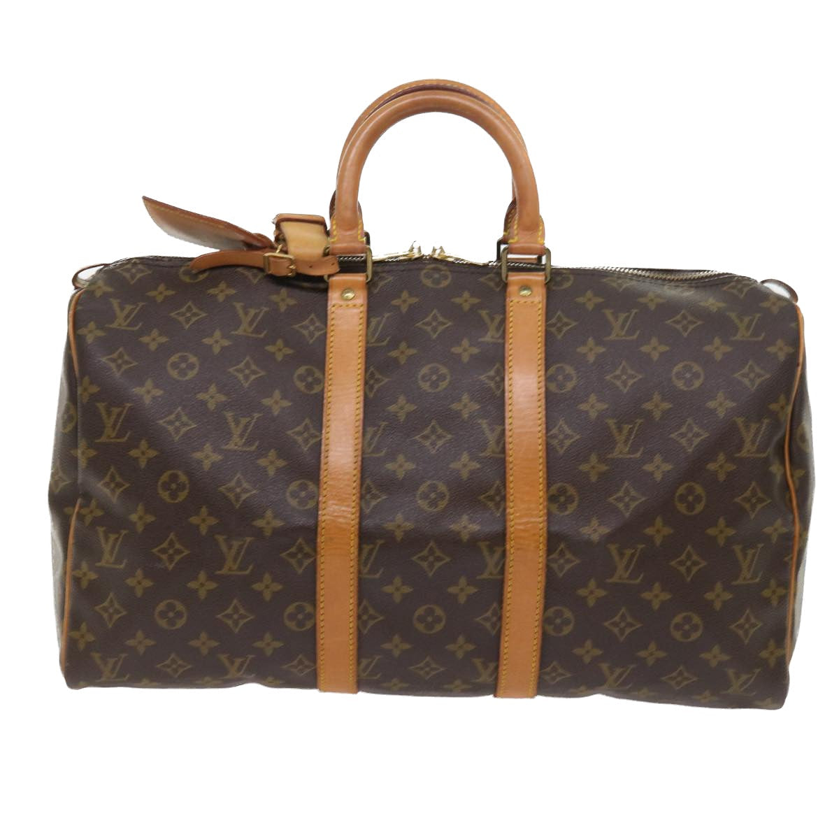 LOUIS VUITTON Monogram Keepall 45 Boston Bag M41428 LV 56245