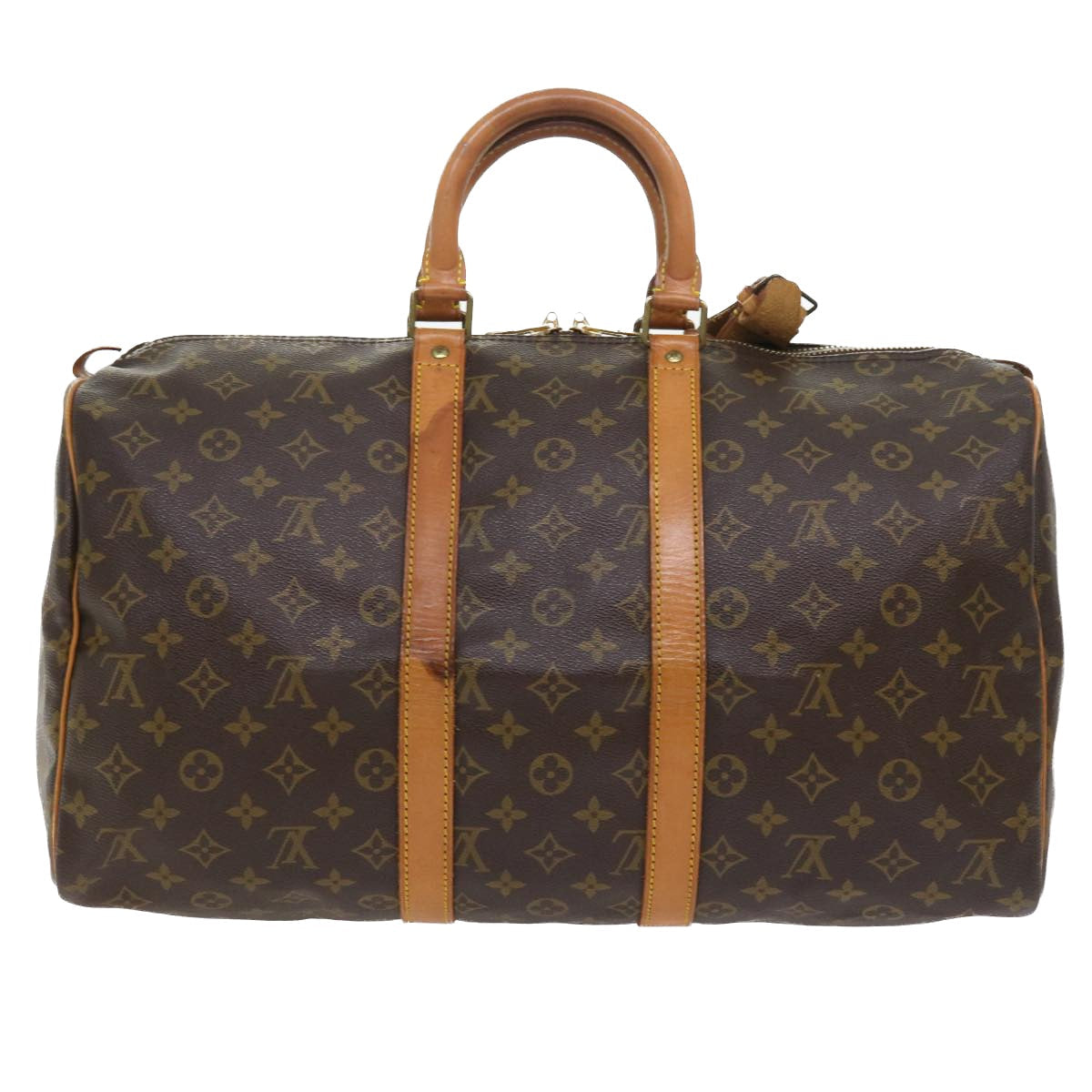 LOUIS VUITTON Monogram Keepall 45 Boston Bag M41428 LV 56245