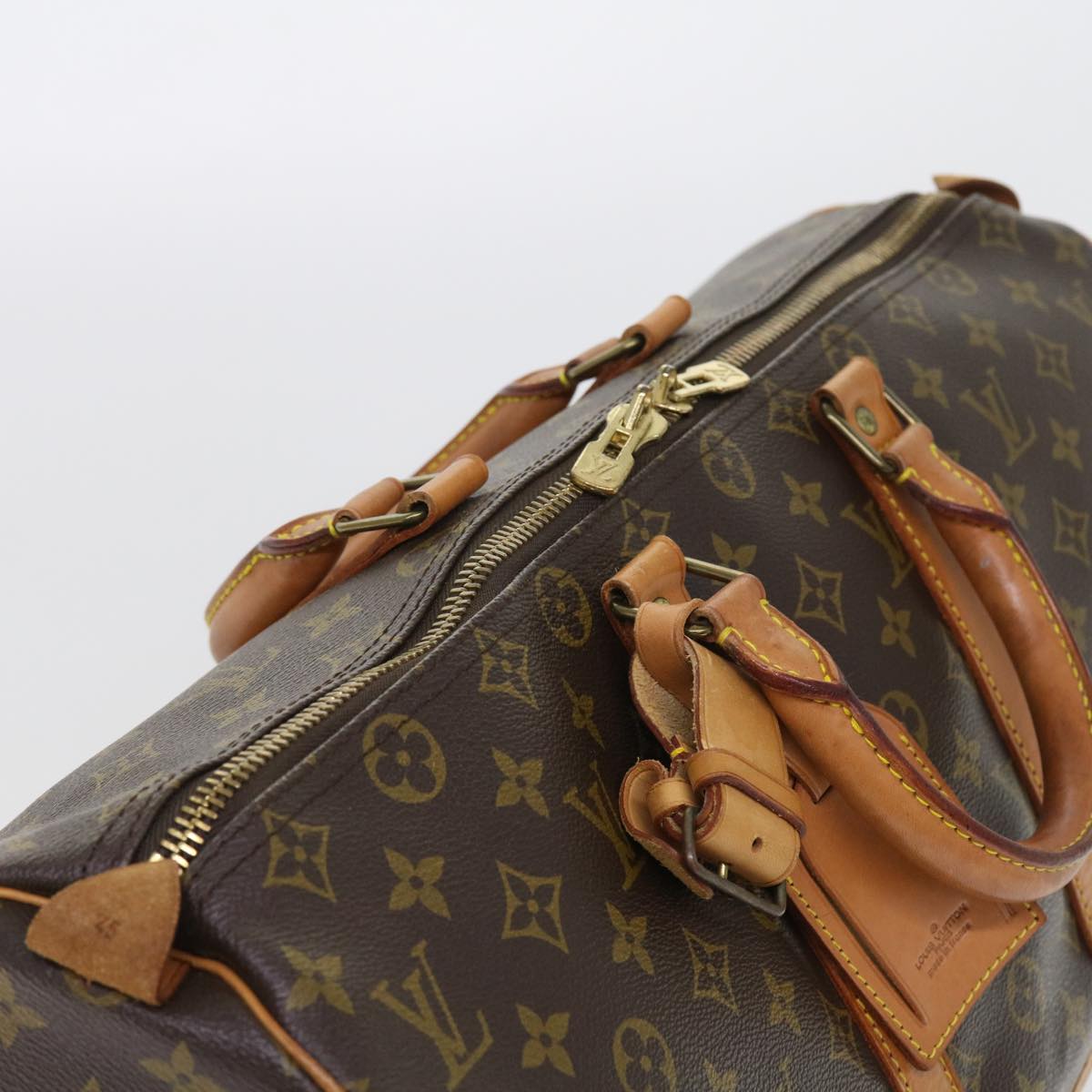 LOUIS VUITTON Monogram Keepall 45 Boston Bag M41428 LV 56245
