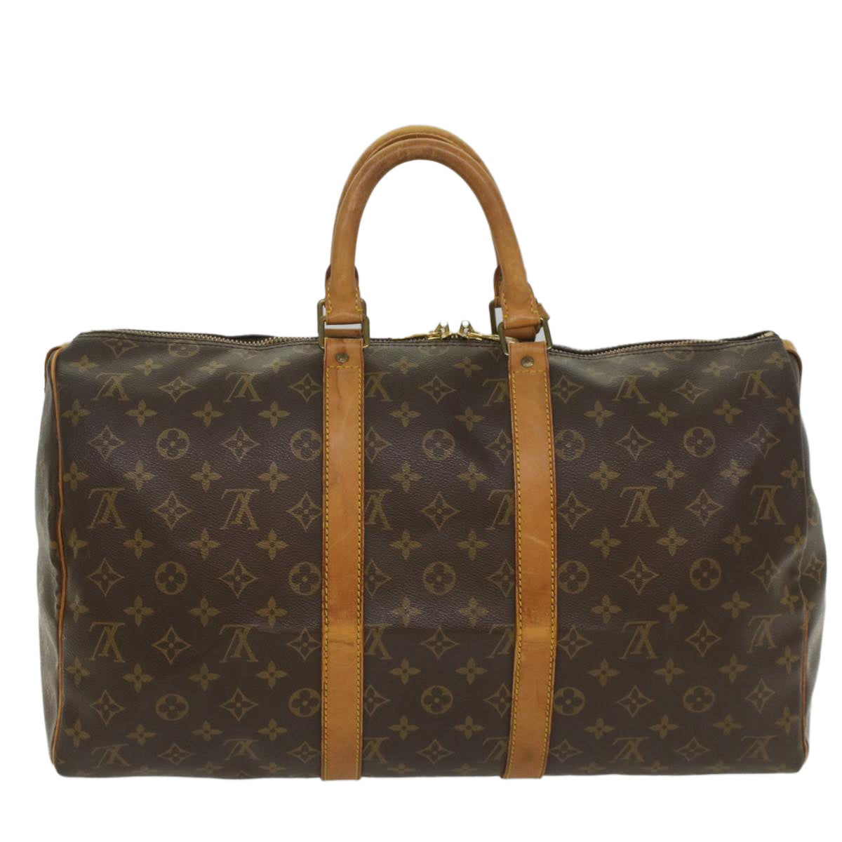 LOUIS VUITTON Monogram Keepall 45 Boston Bag M41428 LV 56246