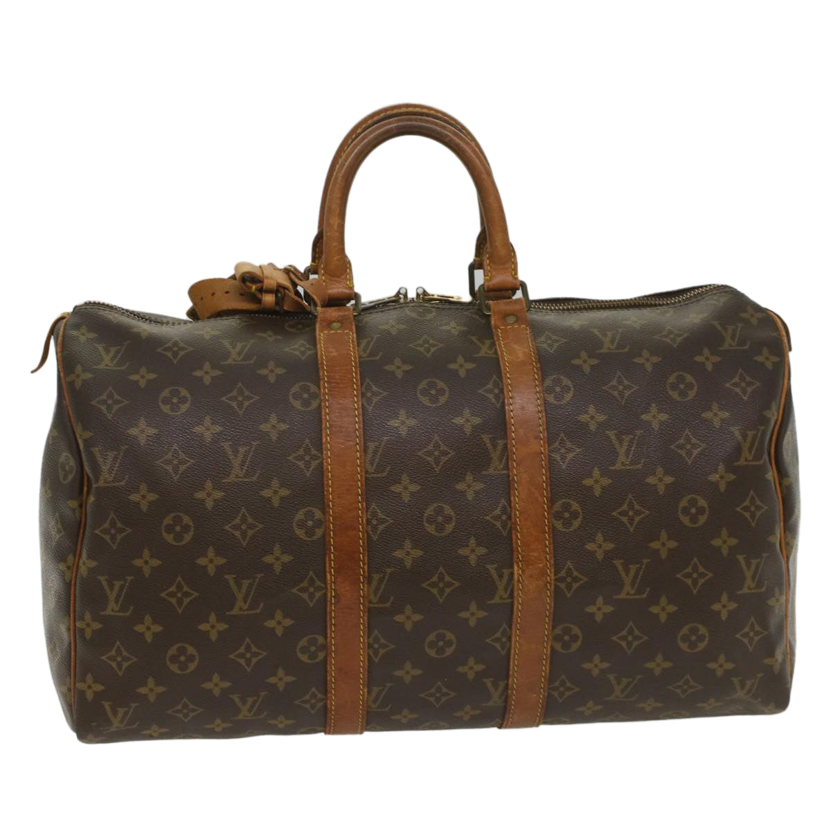 LOUIS VUITTON Monogram Keepall 45 Boston Bag M41428 LV 56249