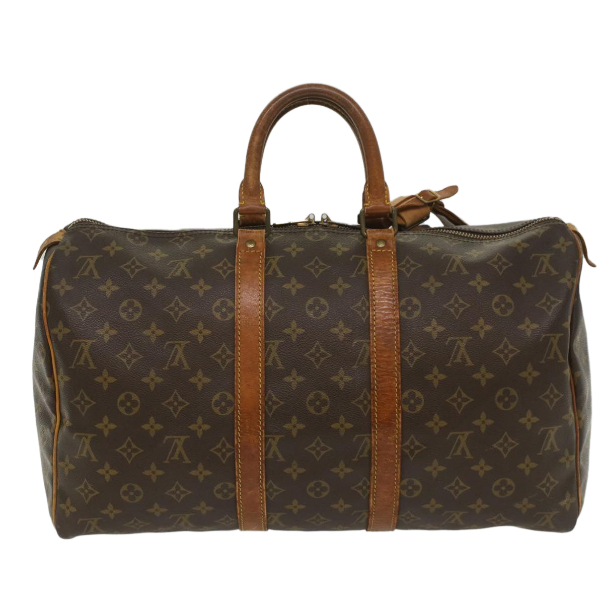 LOUIS VUITTON Monogram Keepall 45 Boston Bag M41428 LV 56249