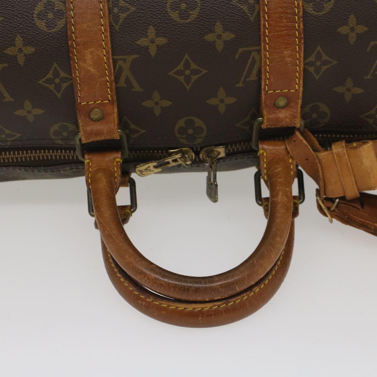 LOUIS VUITTON Monogram Keepall 45 Boston Bag M41428 LV 56249