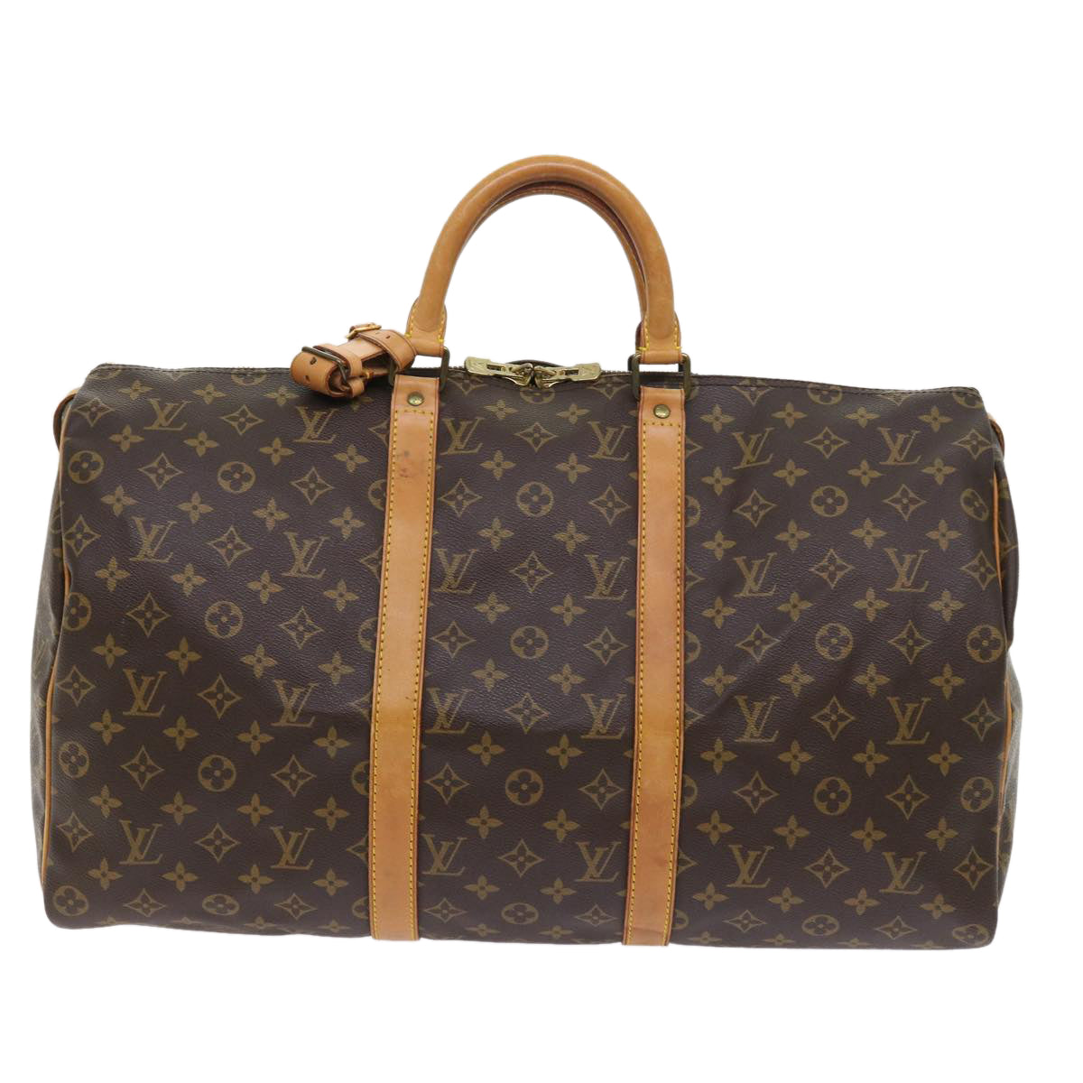 LOUIS VUITTON Monogram Keepall 50 Boston Bag M41426 LV 56250