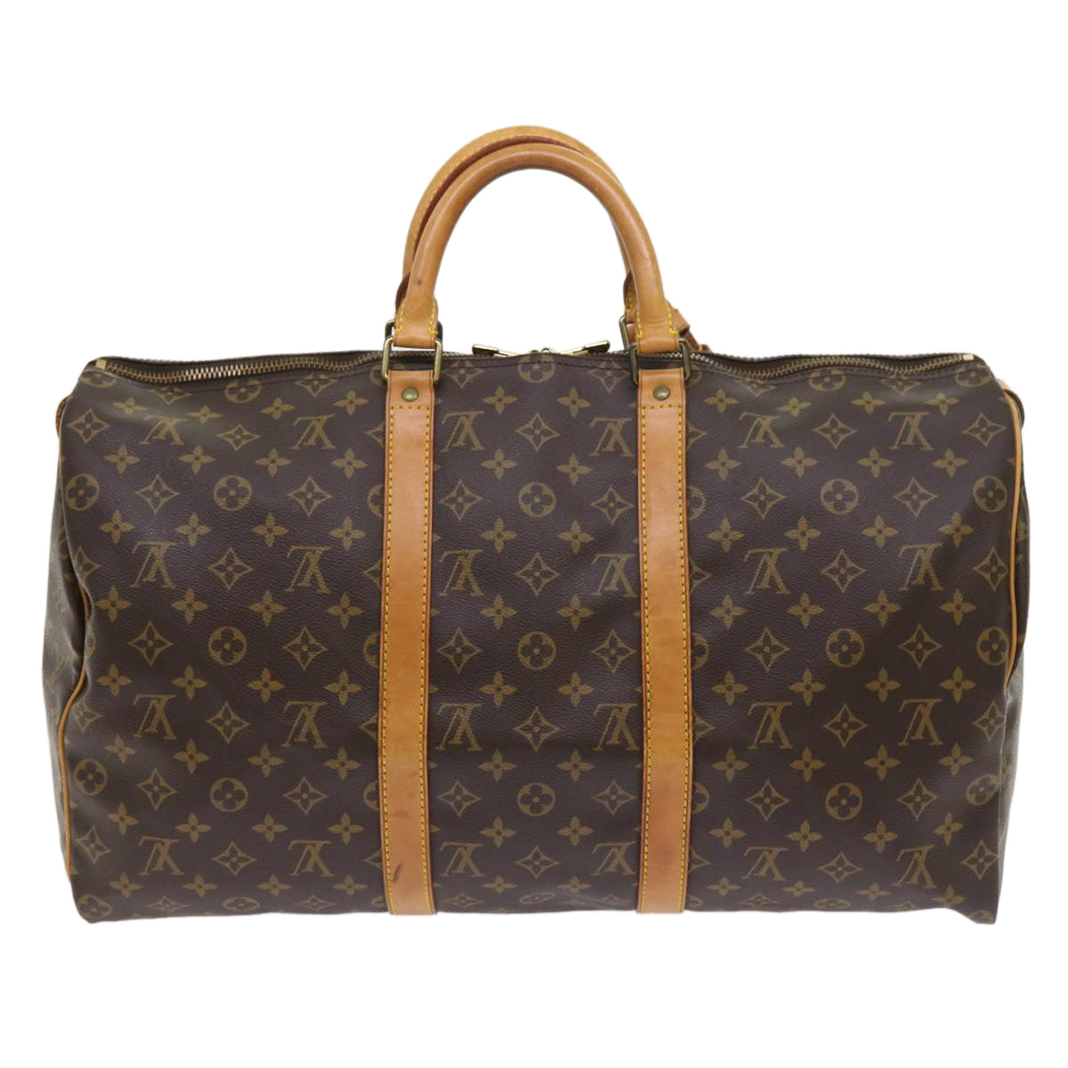 LOUIS VUITTON Monogram Keepall 50 Boston Bag M41426 LV 56250