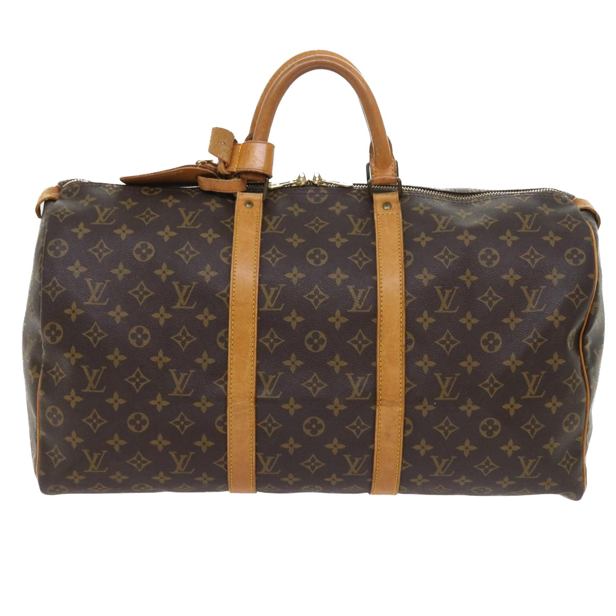 LOUIS VUITTON Monogram Keepall 50 Boston Bag M41426 LV 56254